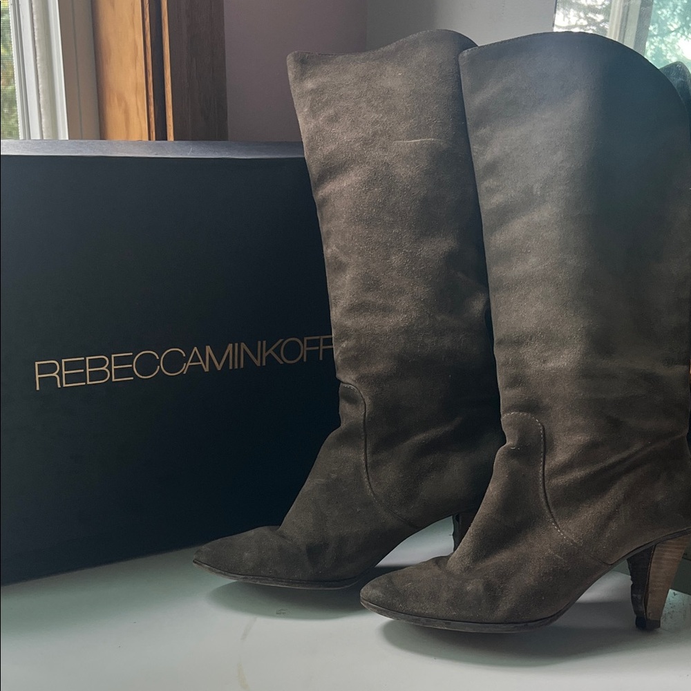 Rebecca Minkoff Dark Brown Heeled Boots
